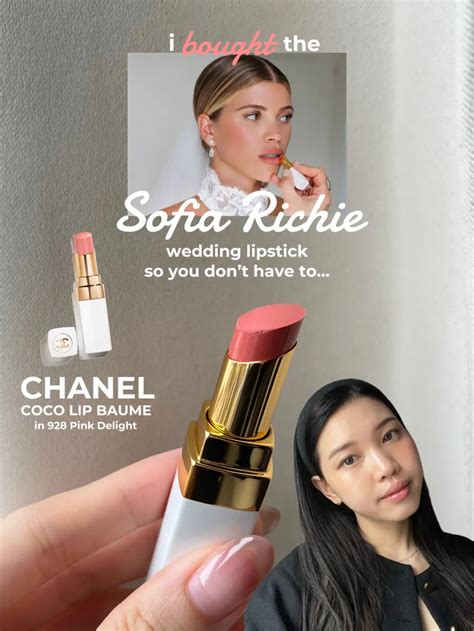 sofia richie chanel lipstick|sofia richie pink lip balm.